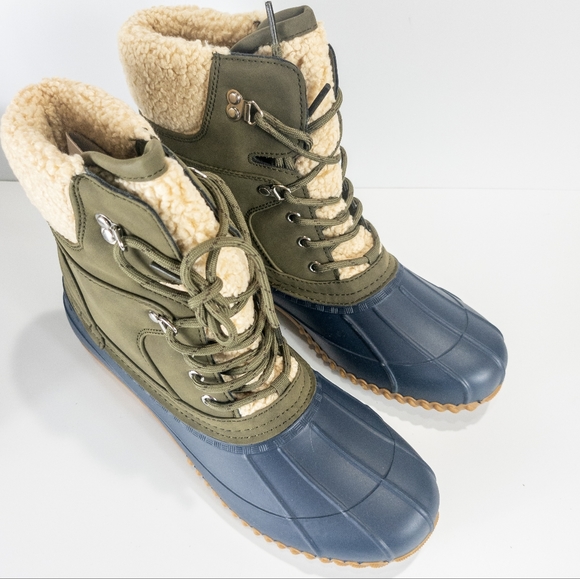 Tommy Hilfiger Rainah Duck Booties Dark Blue -11 - Picture 6 of 8